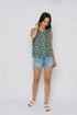 Keri-Sleeveless Woven Shell